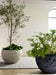 Phillips Collection Home Decor Phillips Collection Crater Planter, Black Stone