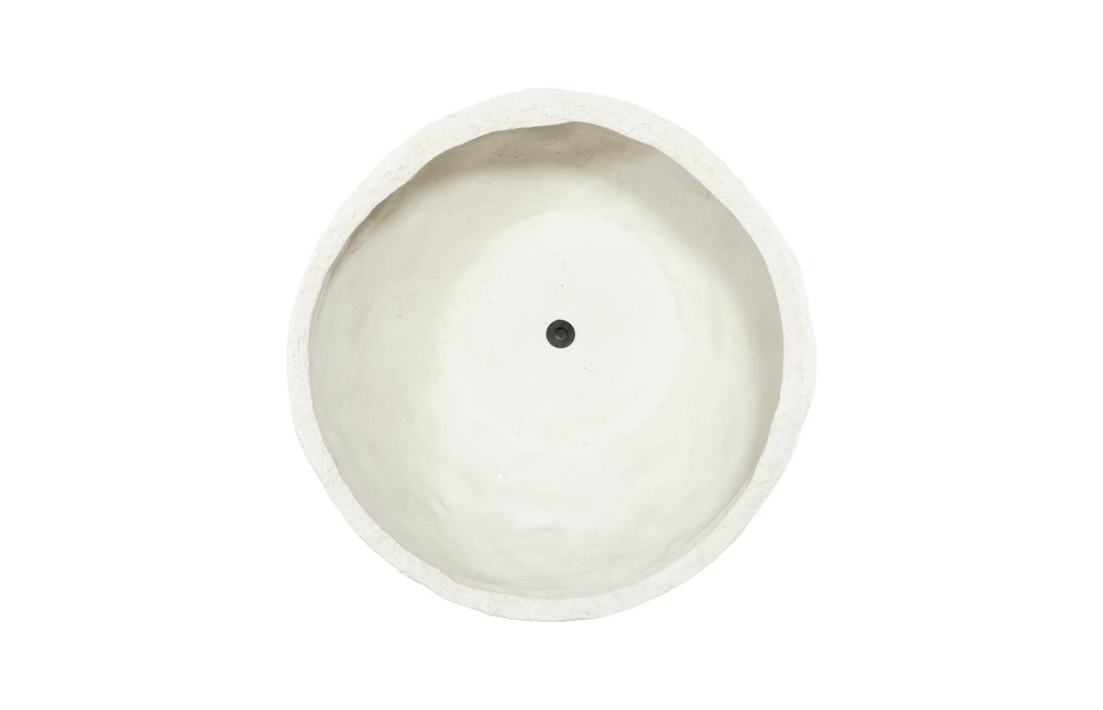 Phillips Collection Home Decor Phillips Collection Crater Planter, White Stone