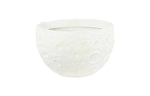 Phillips Collection Home Decor Phillips Collection Crater Planter, White Stone