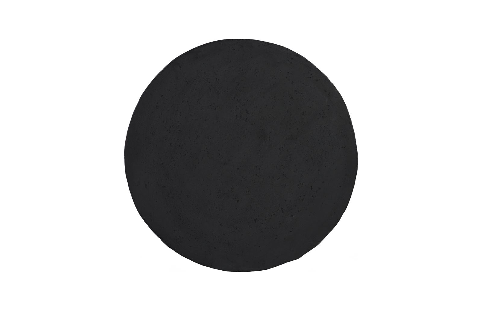 Phillips Collection Home Decor Phillips Collection Crater  Side Table, Black Stone