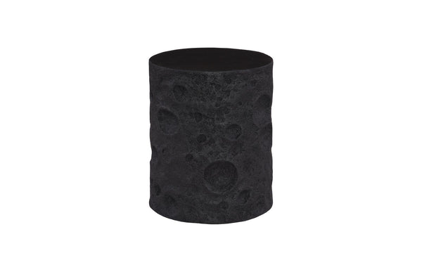 Phillips Collection Home Decor Phillips Collection Crater  Side Table, Black Stone