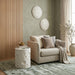 Phillips Collection Home Decor Phillips Collection Crater Side Table, White Stone