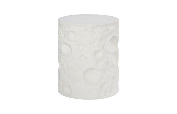 Phillips Collection Home Decor Phillips Collection Crater Side Table, White Stone