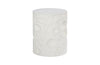 Phillips Collection Home Decor Phillips Collection Crater Side Table, White Stone
