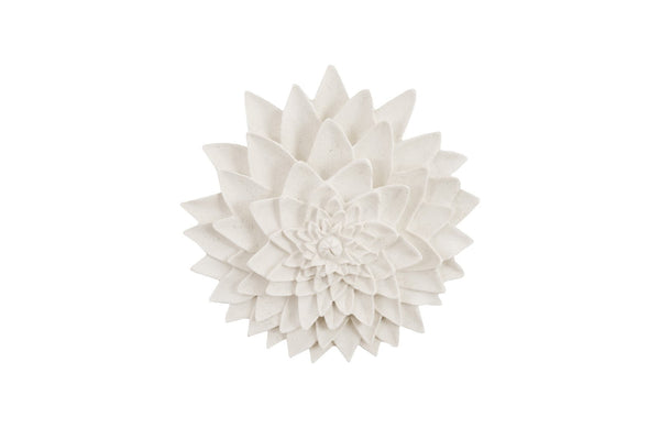 Phillips Collection Home Phillips Collection Dahlia Flower Wall Art, White Stone