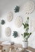 Phillips Collection Home Phillips Collection Dahlia Flower Wall Art, White Stone