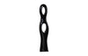 Phillips Collection Home Decor Phillips Collection Double Circle Sculpture, Gel Coat Black