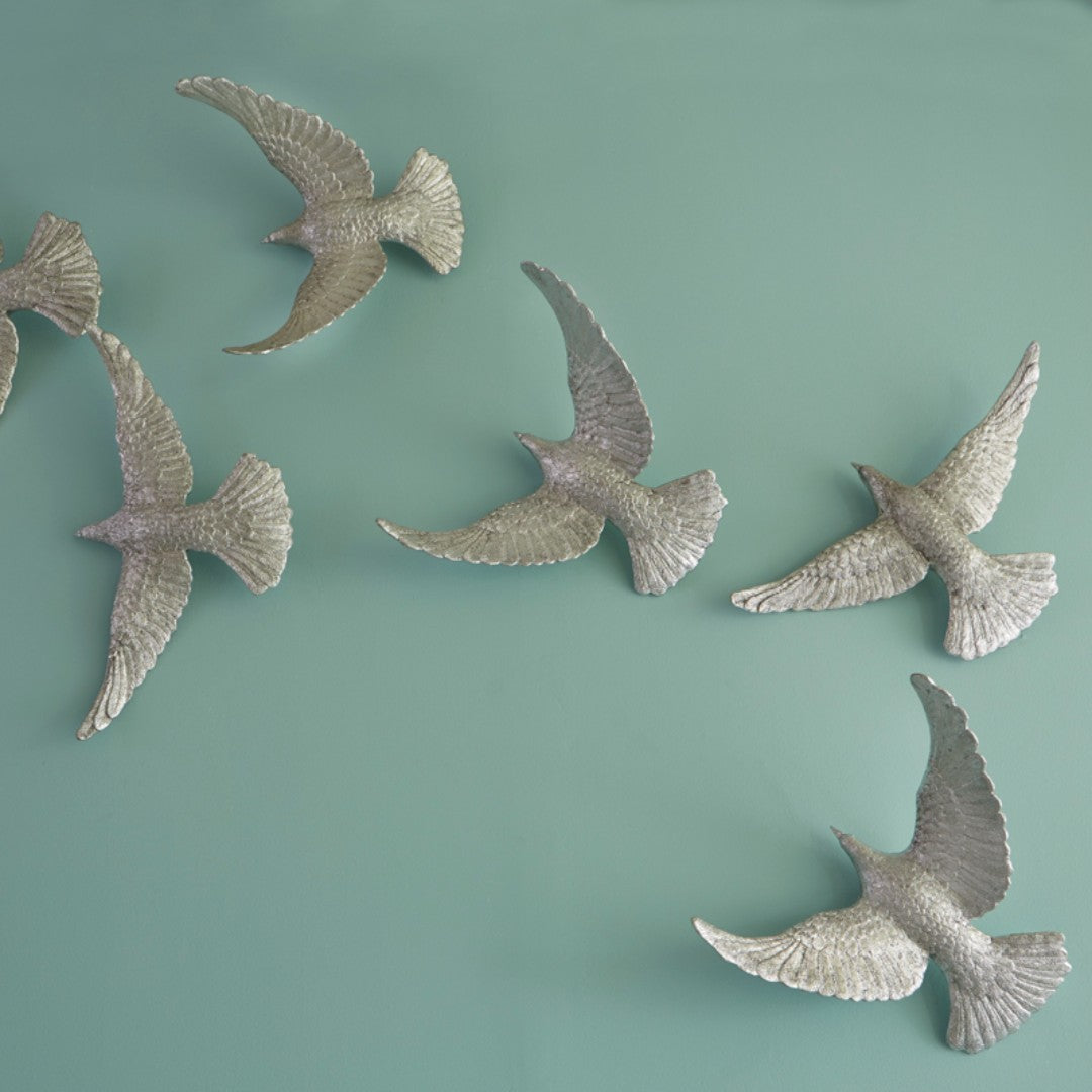 Phillips Collection Home Phillips Collection Dove Wall Art, Silver Leaf