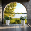 Phillips Collection Home Decor Phillips Collection Drape Planter, White Stone