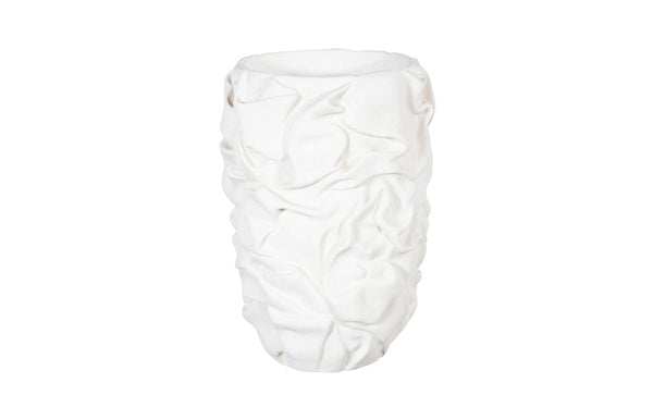Phillips Collection Home Decor Phillips Collection Drape Planter, White Stone