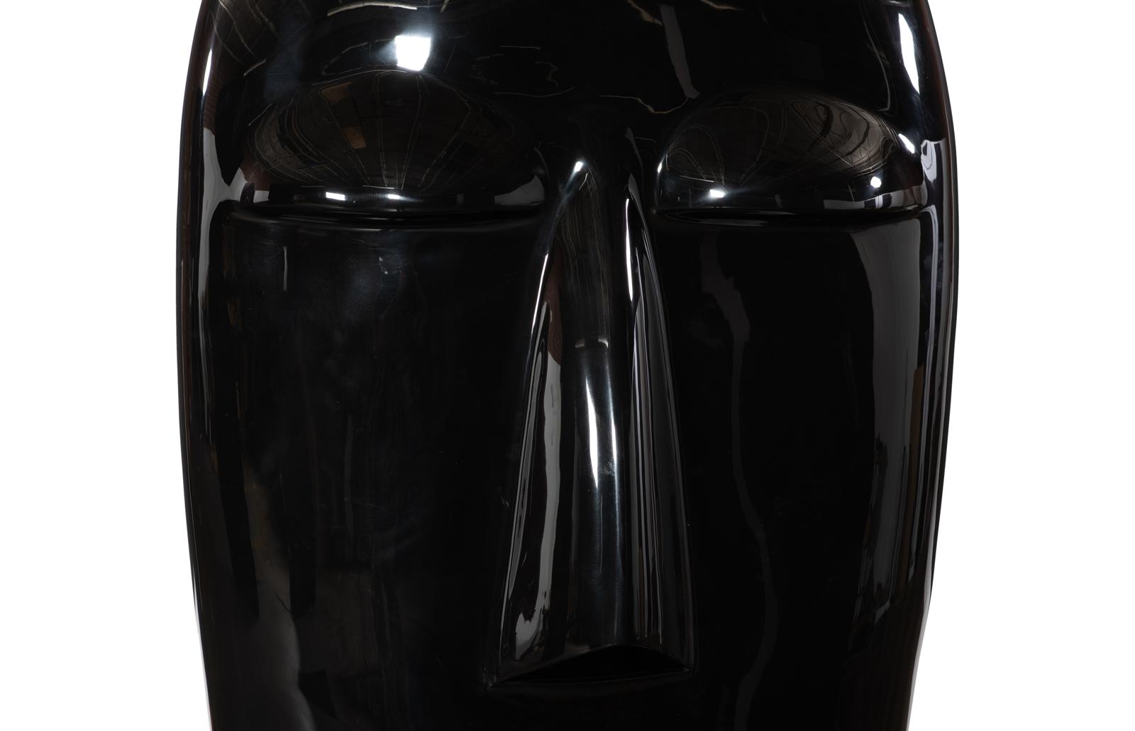 Phillips Collection Home Decor Phillips Collection Emerging Face Sculpture, Gel Coat Black, Large