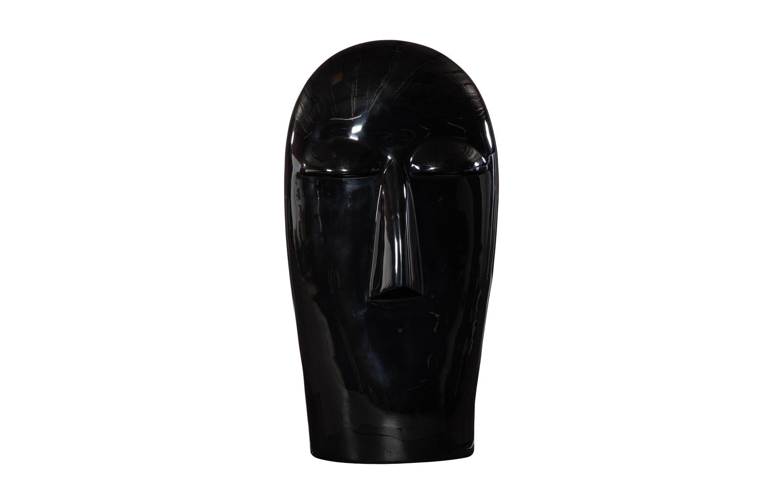 Phillips Collection Home Decor Phillips Collection Emerging Face Sculpture, Gel Coat Black, Large