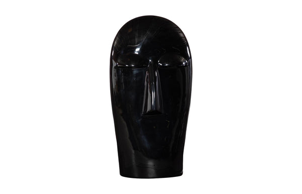 Phillips Collection Home Decor Phillips Collection Emerging Face Sculpture, Gel Coat Black, Large