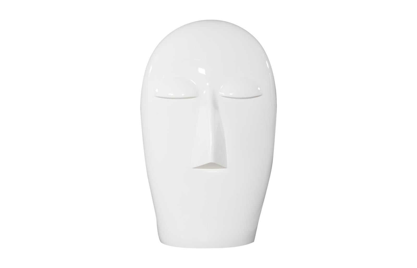 Phillips Collection Home Decor Phillips Collection Emerging Face Sculpture, Gel Coat White, Small
