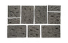 Phillips Collection Home Decor Phillips Collection Etched Rock Puzzle Wall Tiles, Set of 9