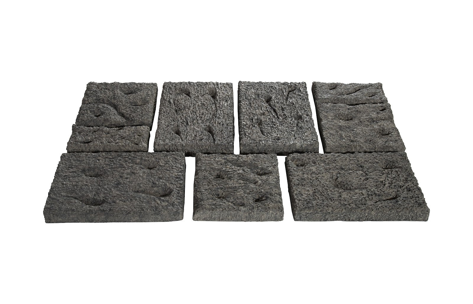 Phillips Collection Home Decor Phillips Collection Etched Rock Puzzle Wall Tiles, Set of 9