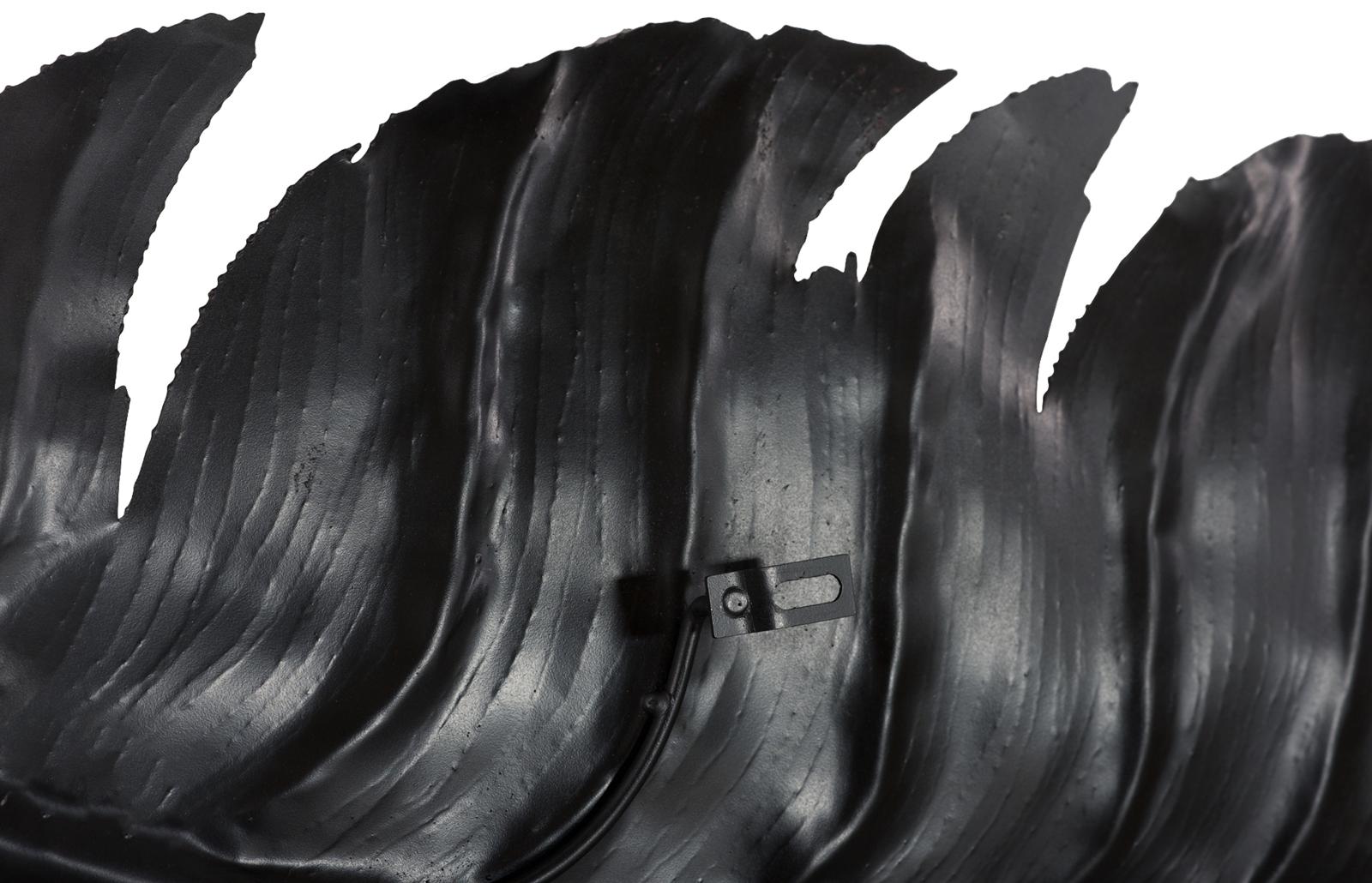 Phillips Collection Home Decor Phillips Collection Feather Wall Decor, Black, Metal, LG