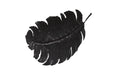 Phillips Collection Home Decor Phillips Collection Feather Wall Decor, Black, Metal, LG