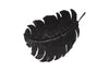 Phillips Collection Home Decor Phillips Collection Feather Wall Decor, Black, Metal, LG