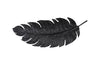 Phillips Collection Home Decor Phillips Collection Feather Wall Decor, Black, Metal, LG