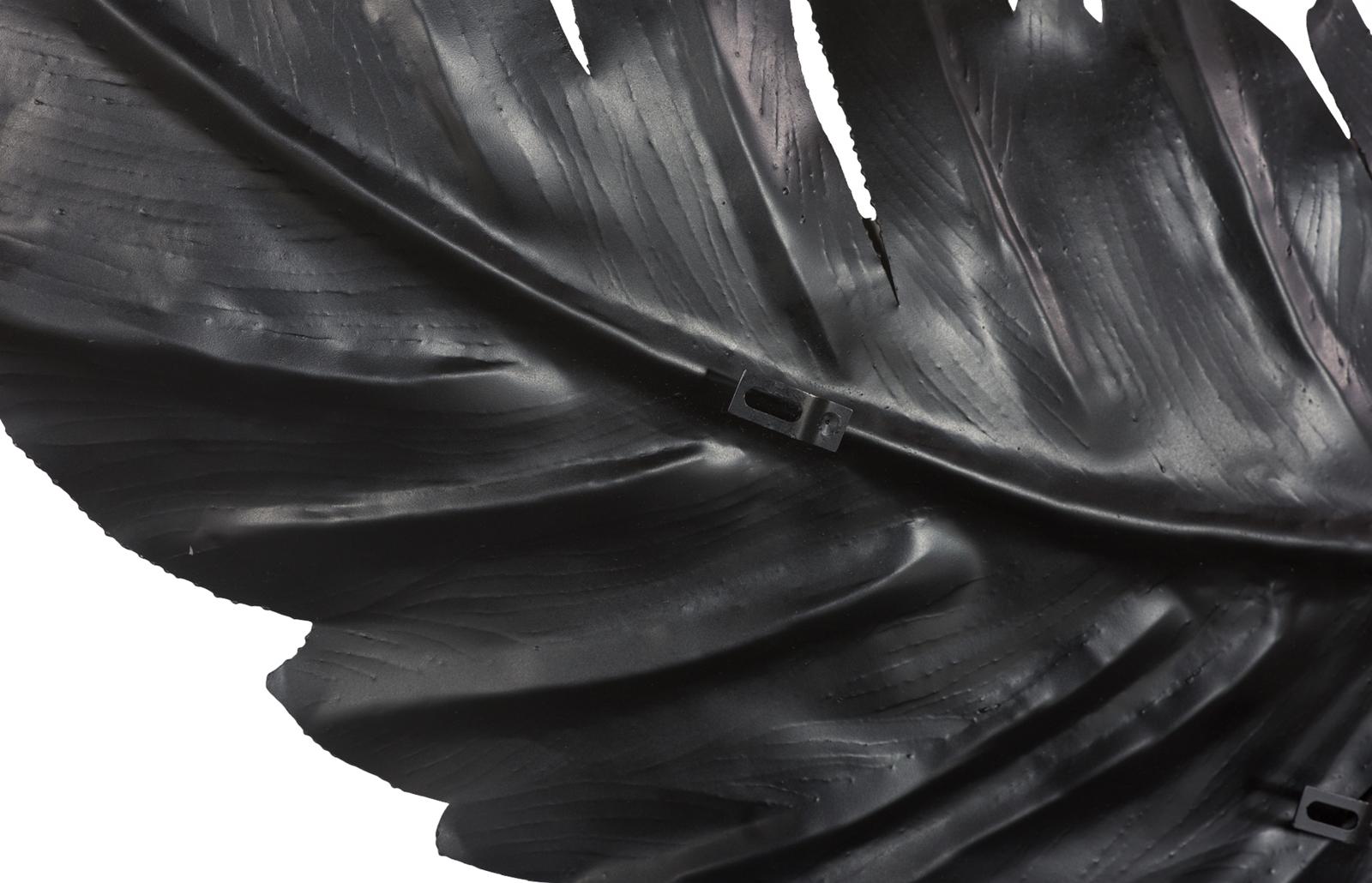 Phillips Collection Home Decor Phillips Collection Feather Wall Decor, Black, Metal, SM