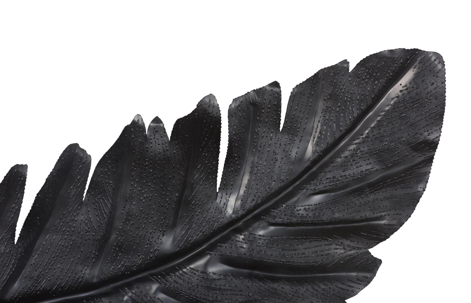 Phillips Collection Home Decor Phillips Collection Feather Wall Decor, Black, Metal, SM