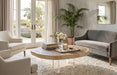Phillips Collection Home Decor Phillips Collection Floating Coffee Table with Acrylic Legs, Bleached , Size Varies