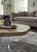 Phillips Collection Home Decor Phillips Collection Floating Coffee Table with Acrylic Legs, Bleached , Size Varies