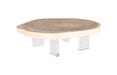 Phillips Collection Home Decor Phillips Collection Floating Coffee Table with Acrylic Legs, Bleached , Size Varies
