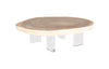 Phillips Collection Home Decor Phillips Collection Floating Coffee Table with Acrylic Legs, Bleached , Size Varies
