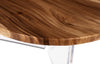 Phillips Collection Home Decor Phillips Collection Floating Round Dining Table With Acrylic Legs, Natural Large