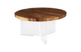 Phillips Collection Home Decor Phillips Collection Floating Round Dining Table With Acrylic Legs, Natural Large