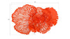 Phillips Collection Home Phillips Collection Flower Wall Art, Medium, Coral, Metal