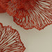 Phillips Collection Home Phillips Collection Flower Wall Art, Medium, Coral, Metal
