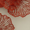 Phillips Collection Home Phillips Collection Flower Wall Art, Medium, Coral, Metal