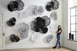 Phillips Collection Home Phillips Collection Flower Wall Art, Medium, Gray, Metal