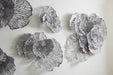 Phillips Collection Home Phillips Collection Flower Wall Art, Small, Gray, Metal