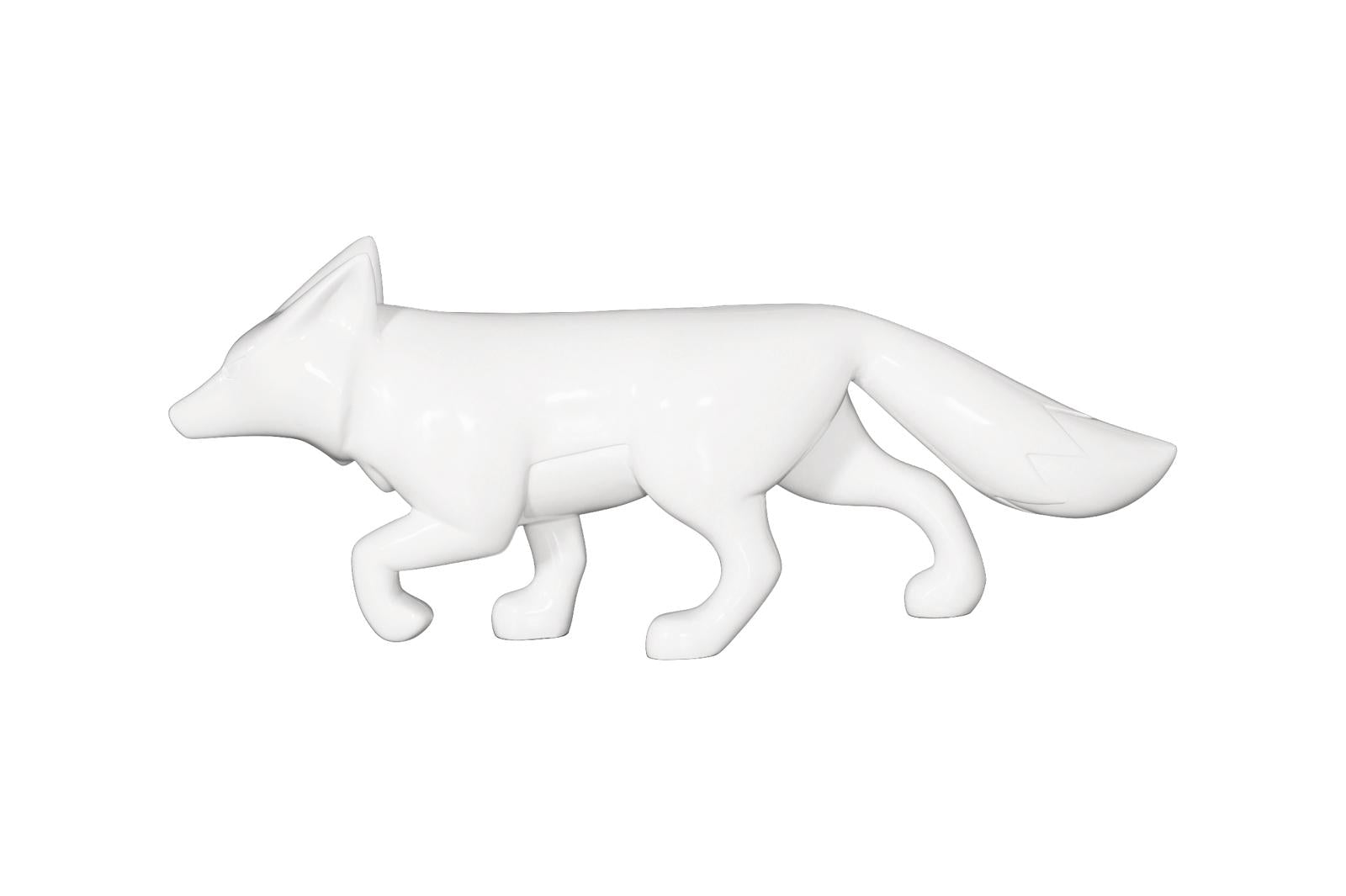 Phillips Collection Home Decor Phillips Collection Fox Sculpture, Gel Coat White