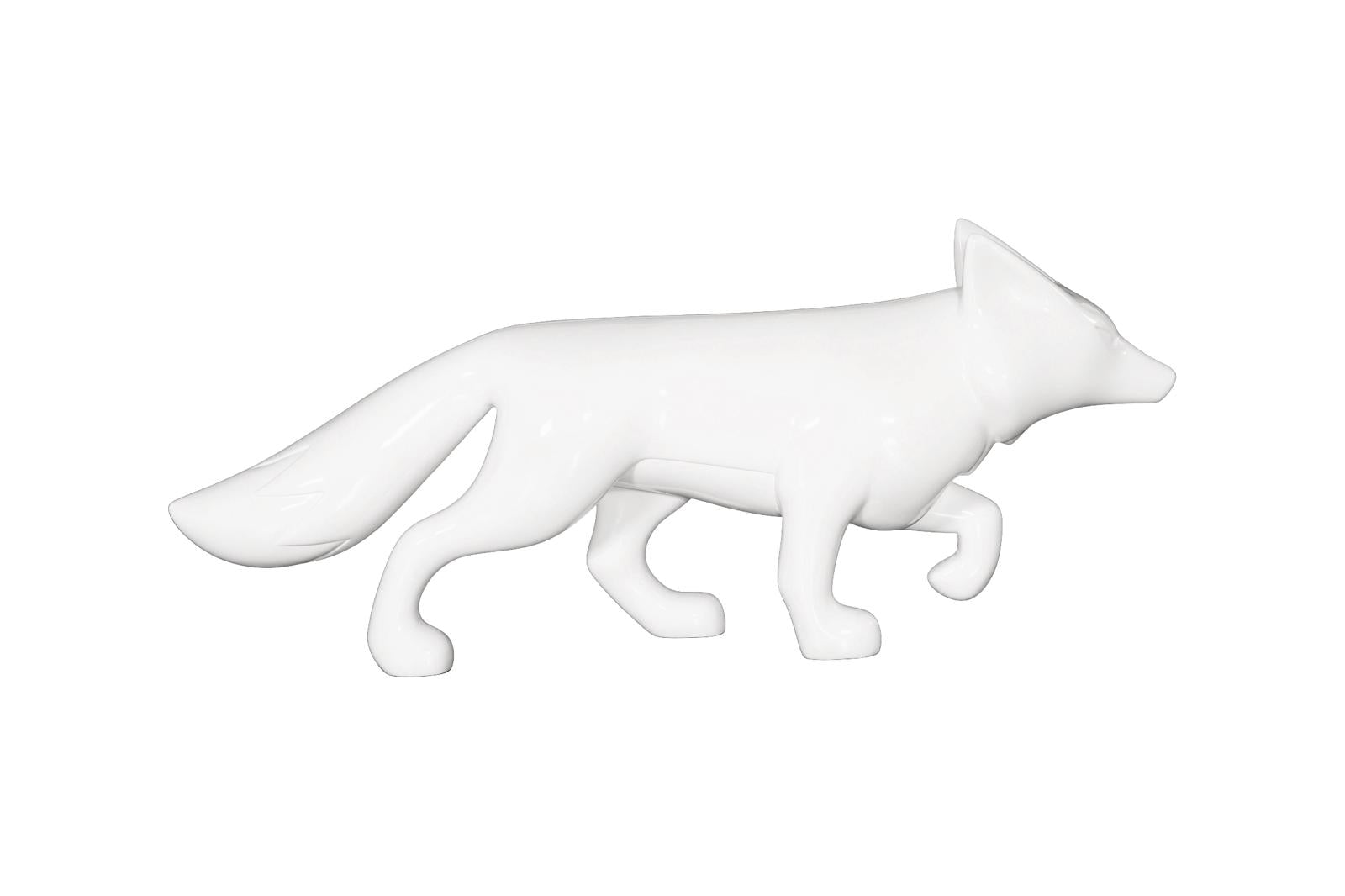 Phillips Collection Home Decor Phillips Collection Fox Sculpture, Gel Coat White