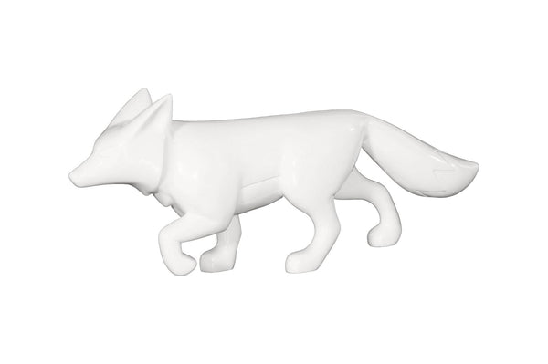 Phillips Collection Home Decor Phillips Collection Fox Sculpture, Gel Coat White