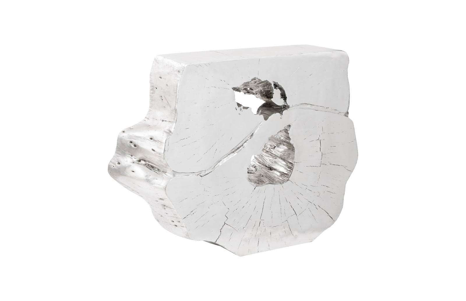 Phillips Collection Home Decor Phillips Collection Freedom Console, Silver Leaf