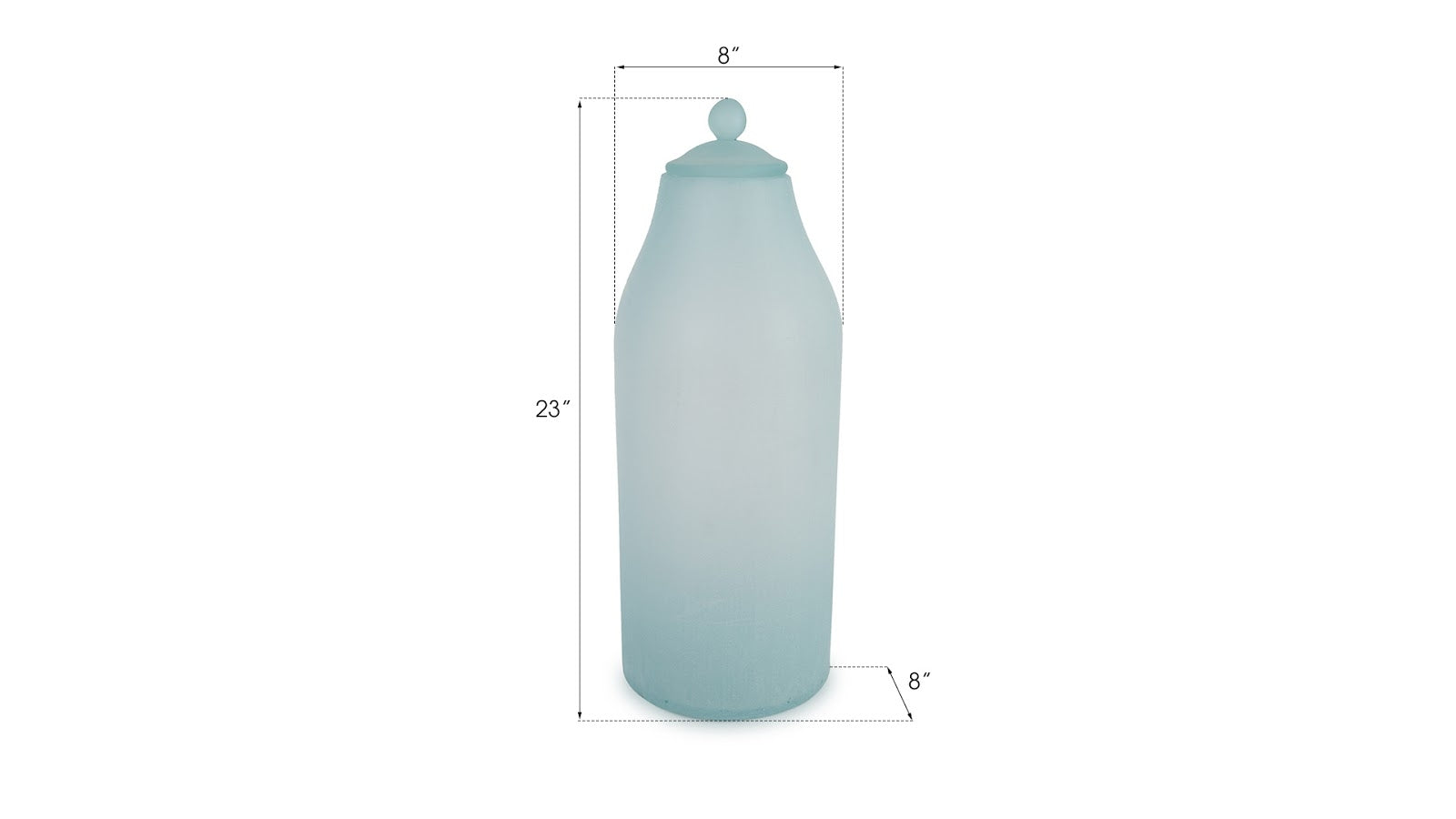 Phillips Collection Home Phillips Collection Frosted Glass Bottle, Large