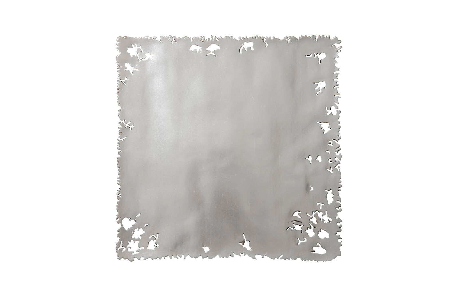 Phillips Collection Home Decor Phillips Collection Galvanized Square Wall Tile, Silver Leaf, Set 3