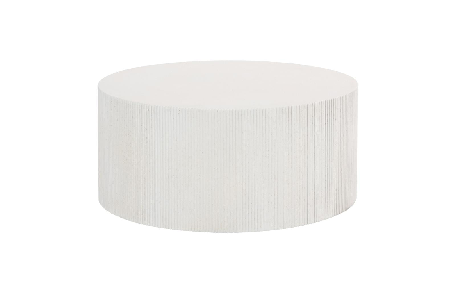 Phillips Collection Home Decor Phillips Collection Groovy Coffee Table, White Stone