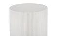 Phillips Collection Home Decor Phillips Collection Groovy Pedestal, White Stone