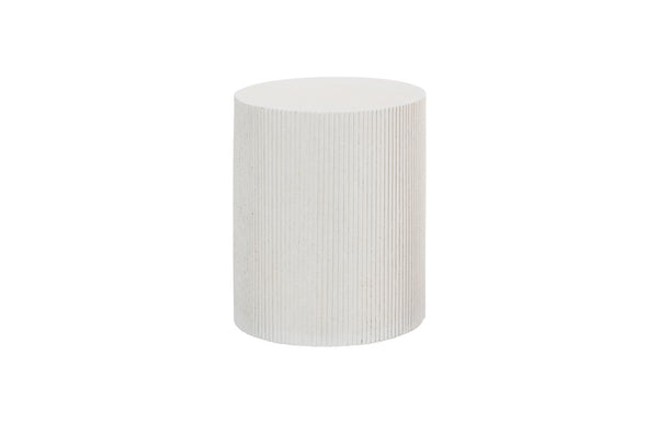 Phillips Collection Home Decor Phillips Collection Groovy Side Table, White Stone