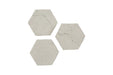 Phillips Collection Home Decor Phillips Collection Hexagon Wall Tiles, Set of 3, Roman Stone