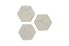 Phillips Collection Home Decor Phillips Collection Hexagon Wall Tiles, Set of 3, Roman Stone