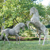 Phillips Collection Home Oversized LTL - Rate to be Quoted Phillips Collection Horse Pipe Sculpture, Rearing, Stainless Steel
