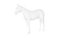 Phillips Collection Home Decor Phillips Collection Horse Sculpture, Standing, Glossy White